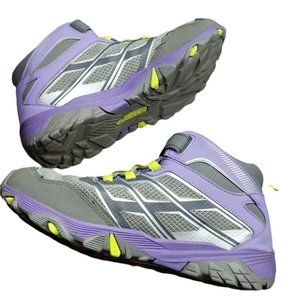 Merrell Moab Mid Women’s Waterproof Hiking Boots Size 6.5 M Purple Gray